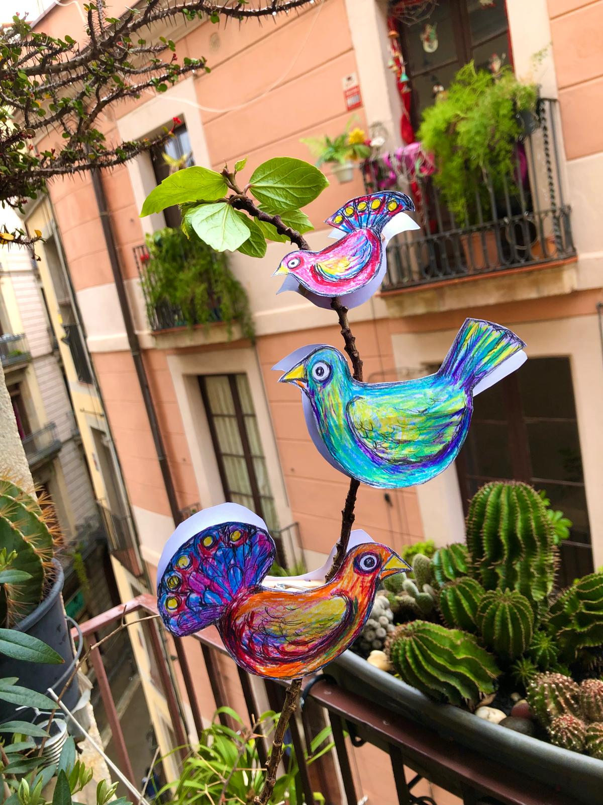 Bird Coloring Page for kids, home decor, printable pdf pattern