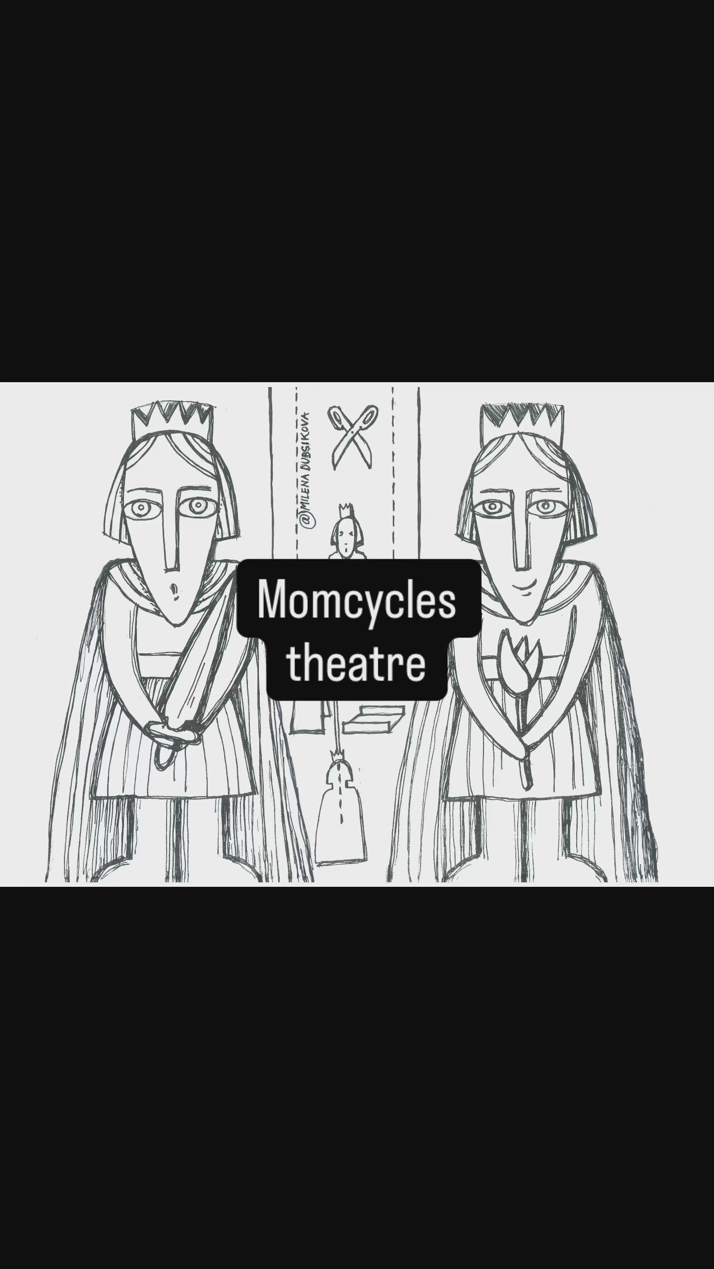 DIY - Theatre figures - Prince, Princess and Dragon for your own stories